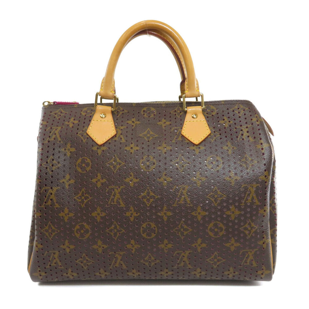Louis Vuitton Monogram Canvas Speedy Boston Bag Perfo Brown